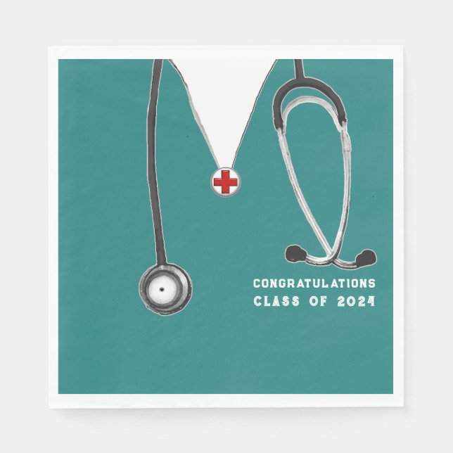 Nursing School Graduation Party Serviette (Vorderseite)