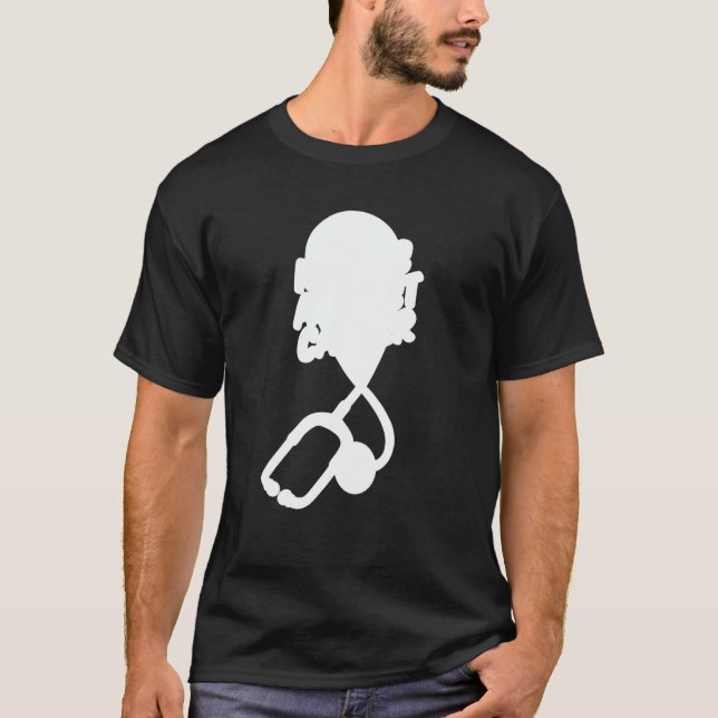 Nursing Stethoscope  Caretaker Hospital Oncology N T-Shirt (Vorderseite)