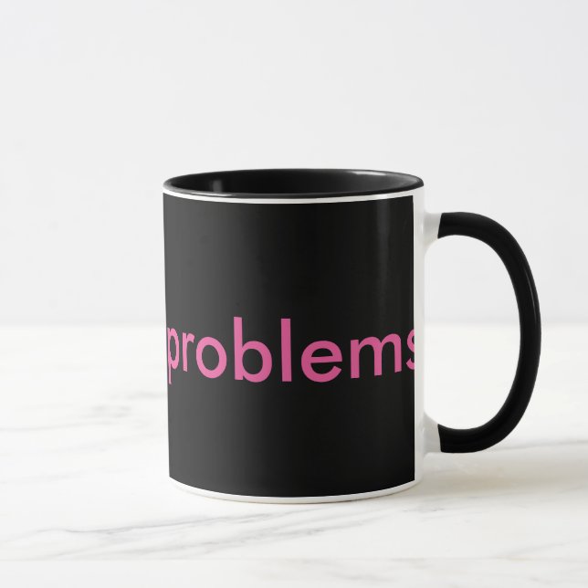#nursingproblems schwarz/rosa tasse (Rechts)