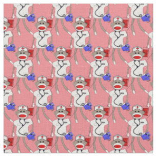 Nursock-Affen Fabric PINK Stoff