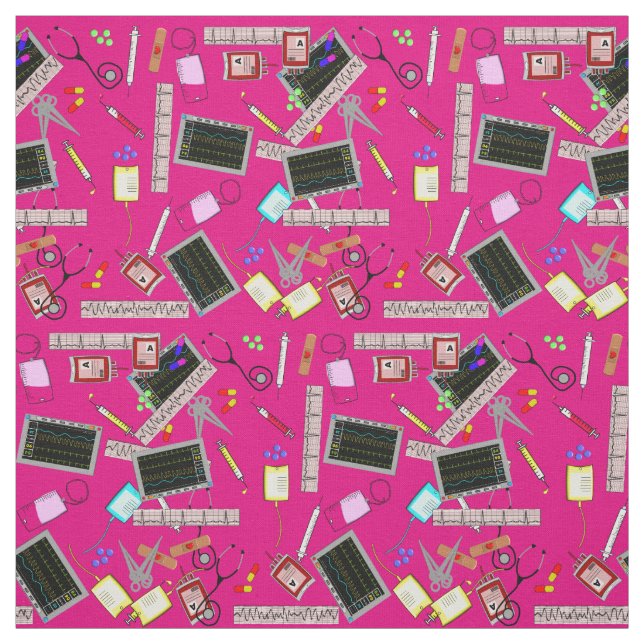 Nurtools Fabric Bright Pink Stoff (Muster)