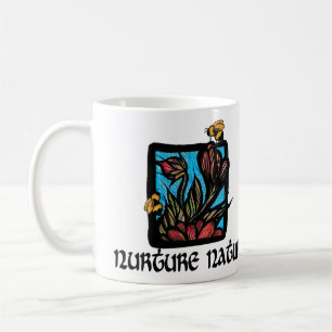 Nurture Nature Bee and Blume Kaffeetasse