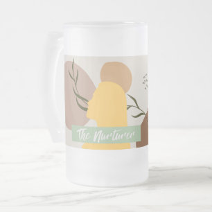 Nurturer Botanische Silhouette Mattglas Bierglas