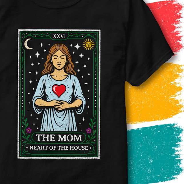 Nurturing Mutter Mutter Herz Mystic Tarotkarte T-Shirt (Von Creator hochgeladen)