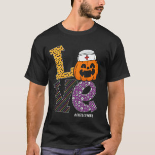 Nurween Pumpkin Kostüm Liebe Oncology Nurs T-Shirt