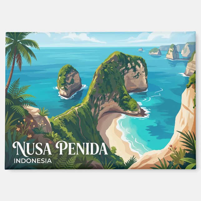 Nusa Penida Indonesien Magnet (Vorderseite)