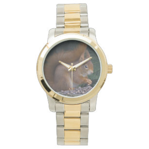 Nuss-Brunch-Uhr Armbanduhr