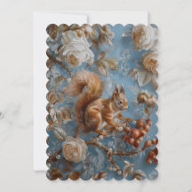 Nuss - Flache Einladung Größe: 12,7 cm x 17,8 cm