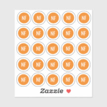 Nuss-freie Aufkleber