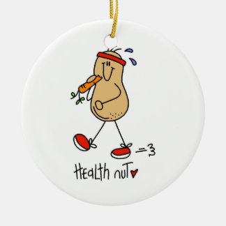Nuss-T - Shirt und -Geschenke Keramikornament