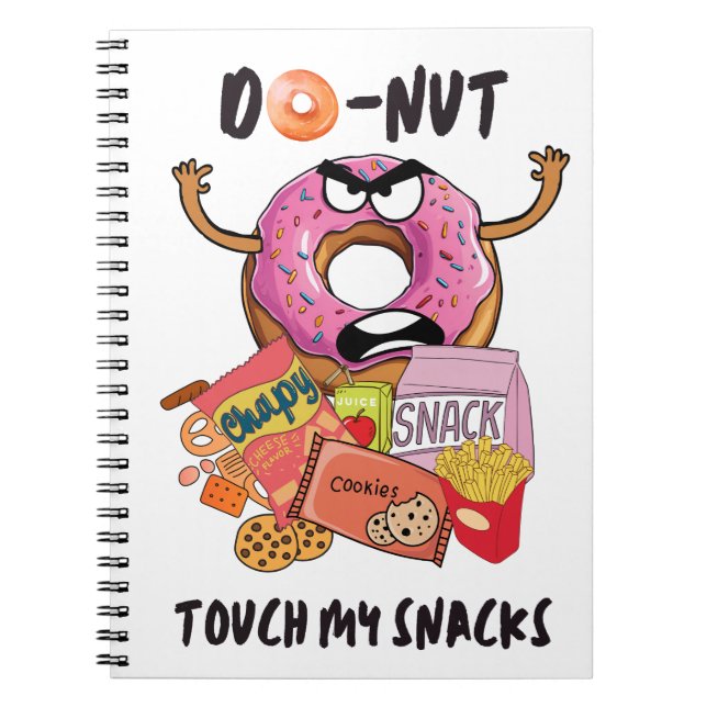 Nuss-Touch meine Snacks Notizblock (Vorderseite)