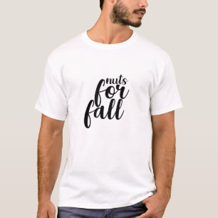 Nüsse für Herbst-T - Shirt