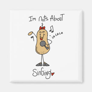 Nüsse für Singen T-Shirts und Geschenke Magnet