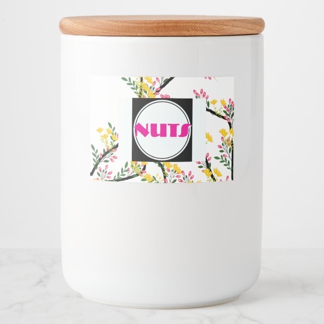 Nüsse Lebensmitteletikett (Vorderseite)