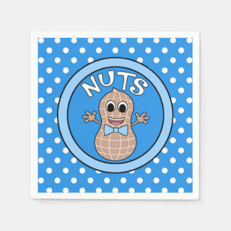 Nüsse oder Nüsse Geschlecht zeigen Servietten