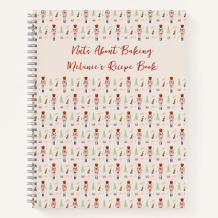 Nüsse über das Backen Nutcracker Funny Holiday Rez Notizbuch