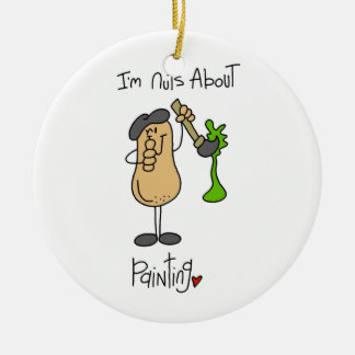 Nüsse über das Malen von T - Shirt und Geschenken Keramik Ornament