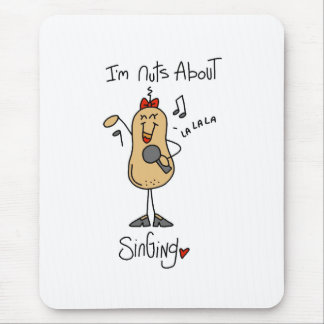 Nüsse über den Gesang Mousepad