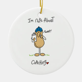Nüsse über Gecoacht T - Shirt und Geschenke Keramik Ornament