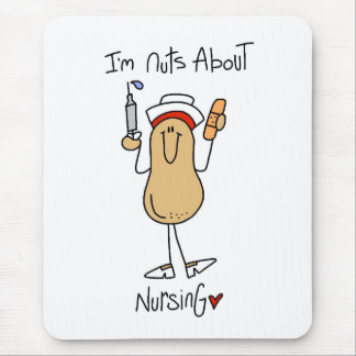 Nüsse über Krankenpflege Mousepad
