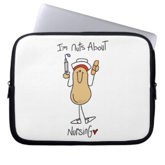 Nüsse über Krankenpflege-T - Shirts und Geschenke Laptopschutzhülle