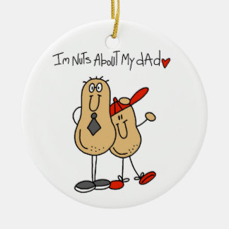 Nüsse über meine Vater-T - Shirt und Geschenke Keramikornament