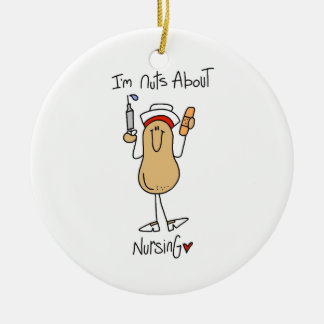 Nüsse über nährende T - Shirt und Geschenke Keramikornament