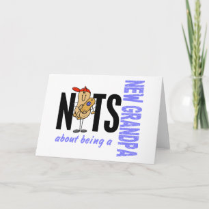 Nüsse über Sein ein neues Blau des Großvater-1 Karte