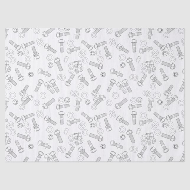 Nüsse - und - BolzenSeidenpapier Seidenpapier (Vorderseite)