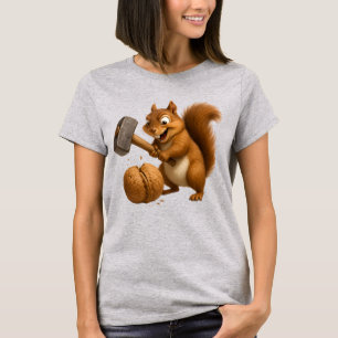 "Nussknackendes Eichhörnchen-T-Shirt T-Shirt