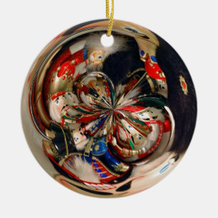 Nussknacker-Ball Keramikornament