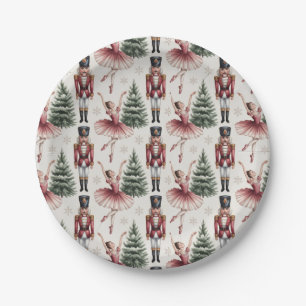 Nussknacker Ballerina Balletttänzer Weihnachtsbaum Pappteller
