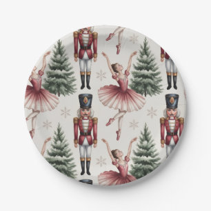 Nussknacker Ballerina Balletttänzer Weihnachtsbaum Pappteller