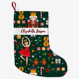 Nussknacker & Ballerina Süße Grüne Frohe Weihnacht Kleiner Weihnachtsstrumpf