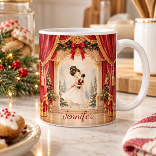 Nussknacker-Ballerina-Theater-Weihnachten Kaffeetasse