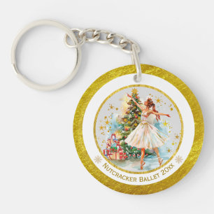 Nussknacker-Ballett-Ballerina - Weihnachtsandenken Schlüsselanhänger