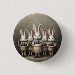Nussknacker-Ballett-Mode-Hase-Trommler Button