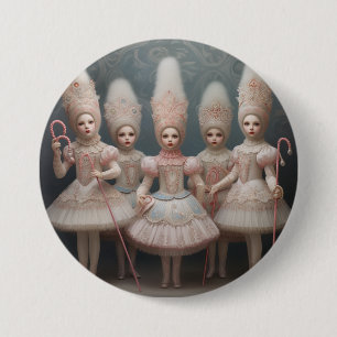 Nussknacker-Ballett-Mode-Mirliton-Tänzer Button