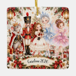 Nussknacker-Ballett-Ornament Keramikornament