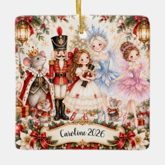 Nussknacker-Ballett-Ornament Keramikornament
