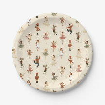 Nussknacker-Ballettfiguren Creme-Weihnachtsfeier