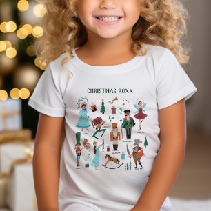 Nussknacker-Ballettfiguren süße Weihnachten T-Shirt