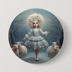 Nussknacker-Ballettmode-Hirtin Button