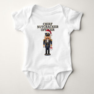 Nussknacker Curling Spieler Feiertag Wintersport   Baby Strampler