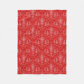 Nussknacker-Doodle-Decke Fleecedecke