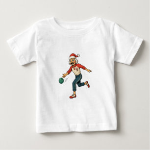 Nussknacker-Feiertags-Spiel-Werfer Casual Weihnach Baby T-shirt