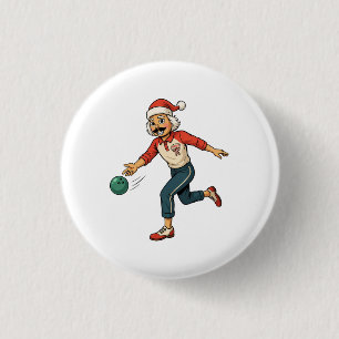 Nussknacker-Feiertags-Spiel-Werfer Casual Weihnach Button
