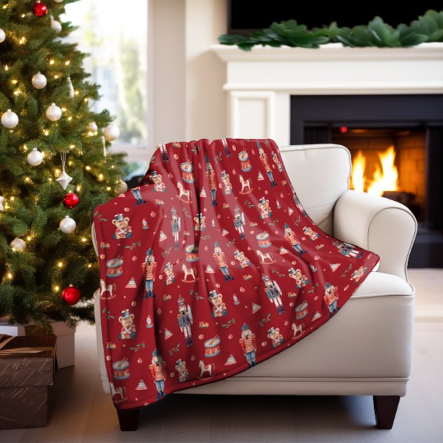 Nussknacker Fleecedecke (Nutcracker Fleece Blanket
)