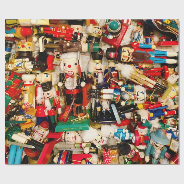 Nussknacker Geschenkpapier (Flach)