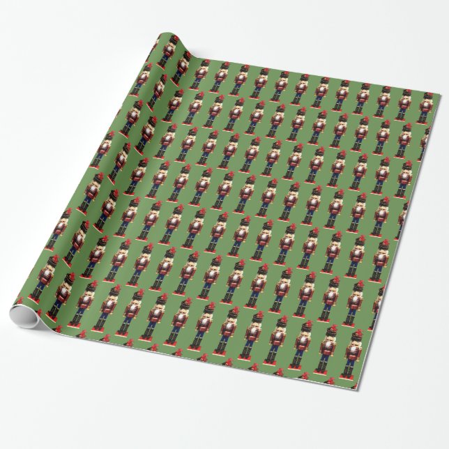 Nussknacker Geschenkpapier (Ungerollt)
